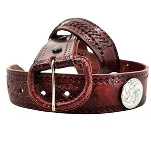 Unisex Vtg 36 Brown Western Equestrian Vibe Belt